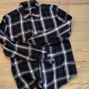 VINCE Flannel Button Down